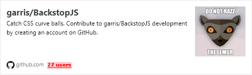 garris／BackstopJS